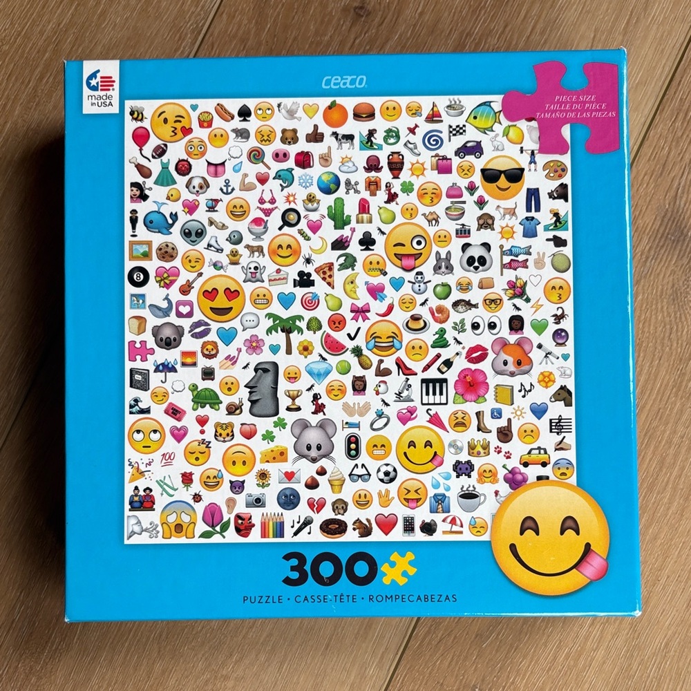 Emoji 300-Piece Kids Puzzle - new, sealed box